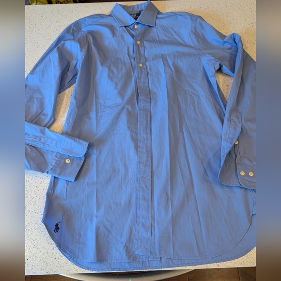 Ralph Lauren Polo Blue Dress Shirt - Picture 2 of 8